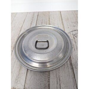 Vintage Mirro Aluminum Safety Ring Pot Cover Round Metal Lid 6-1/4"